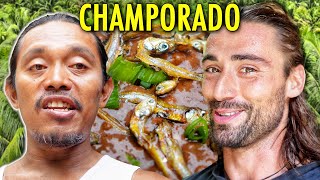 Cooking Champorado With Fried Dry Fish! (Local Tablea Chocolate & Dilis)