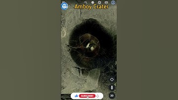Amboy CRATER on Google Earth #Shorts #GoogleEarth #Amboycrater