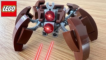 Custom LEGO Crab Droid - Free Instructions & Parts List - Build Tutorial