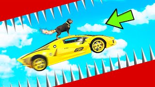 HARDEST LAMBORGHINI PARKOUR RACE CHALLENGE WITH CHOP & BOB