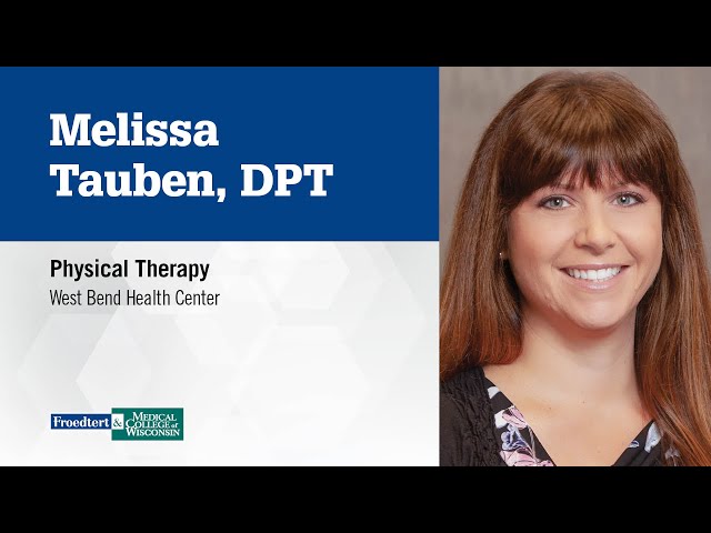 Watch Melissa Tauben, physical therapist on YouTube.