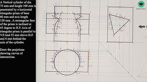 Intersection of Cylinder to Prism Problem 04