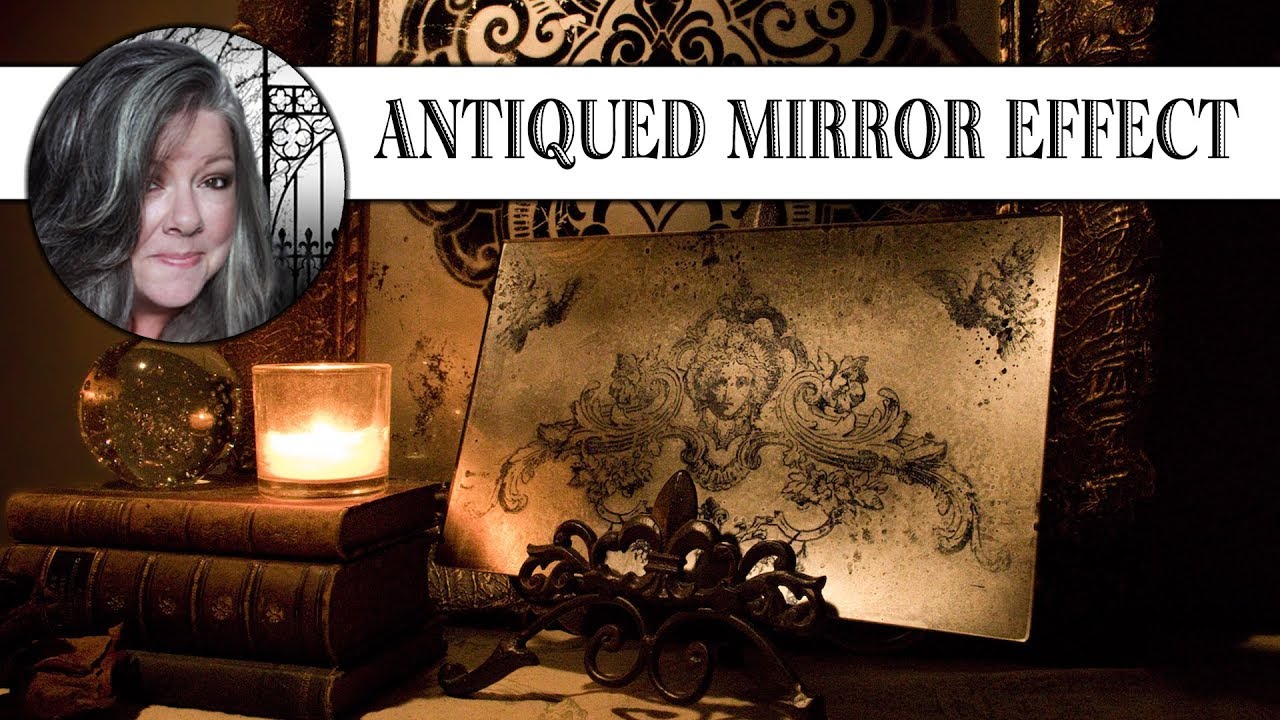 DIY faux antique mirrors with this clever (and inexpensive) technique