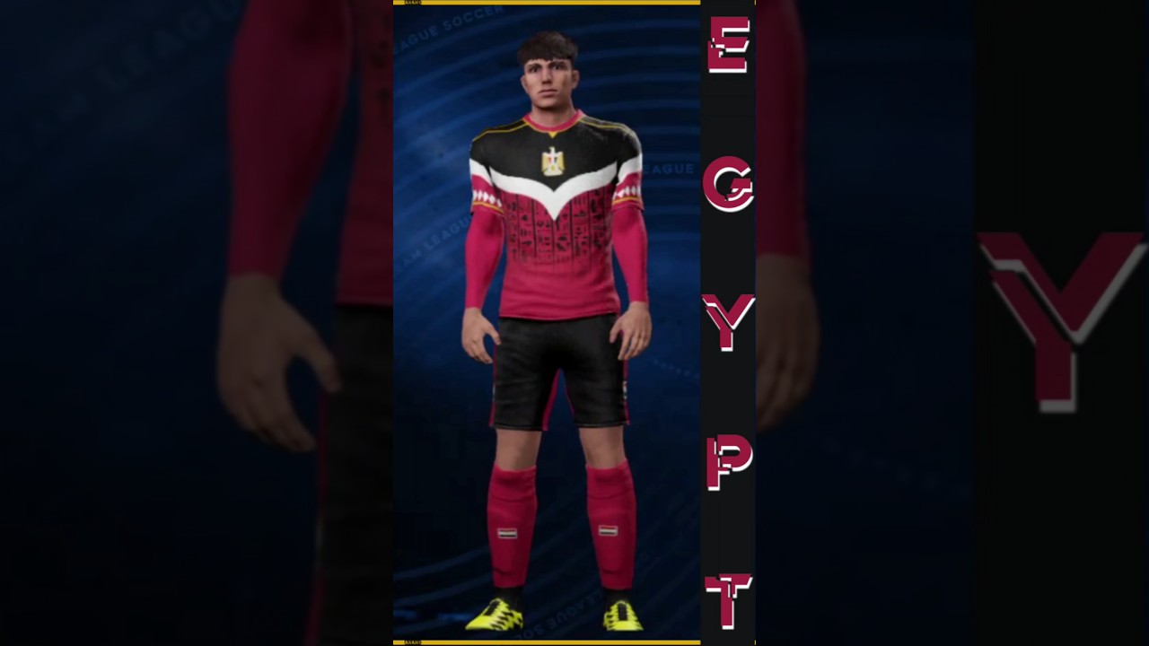 🎮 Dream League Soccer 2026 Egypt Jersey 💯 #jersey #dlskit #design #egypt #dls26