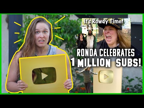 Ronda Rousey Celebrates 1 Million YouTube Subscribers!