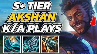 CHALLENGER AKSHAN GAMES. K/A PLAYS ONLY. LOL META. 69% WIN AKSHAN MIDDLE