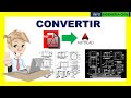 🔶 CONVERTIR de pdf a AutoCAD 2020 rápido 100% | pdf a dwg