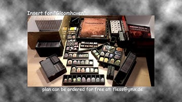 Mr. Fless Top 5 Foamcore Inserts / Organizer for boardgames 2017-2019 (english)