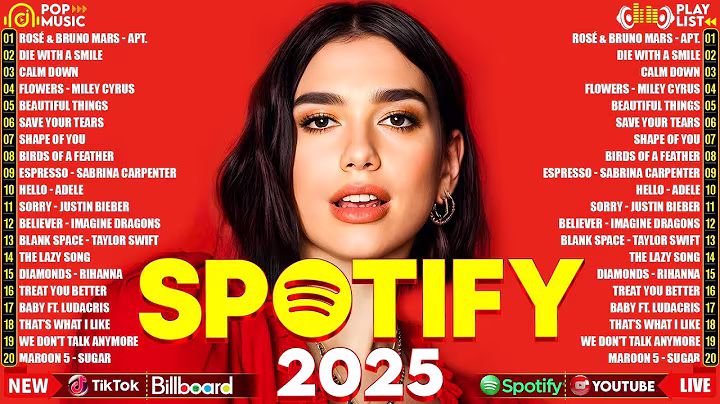 Billboard Pop Songs 2025 Playlist ✨Ed Sheeran, The Weeknd, Bruno Mars, Rihanna, Sia, Adele, Dua Lipa