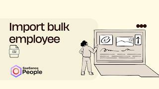 Import employee records in bulk from CSV to SaaSance People