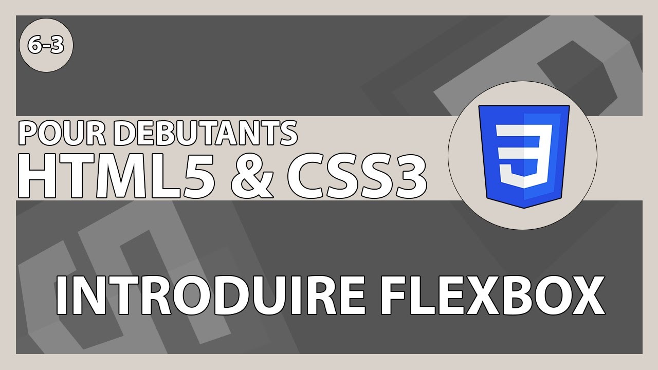 [#27] Comment introduire Flexbox dans nos pages webs | HTML/CSS & ses ...