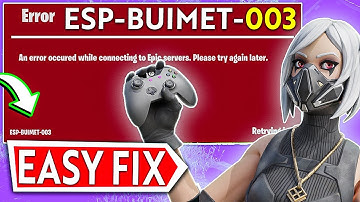 Fix  "An error has occurred while connecting to Epic Service Please try again later" Xbox ESP 003