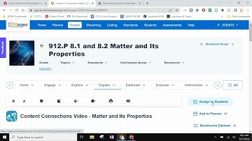 FY23 StemScopes Chemistry Finding & Assigning Content