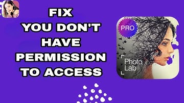 How To Fix And Solve Photo Lab App Don
