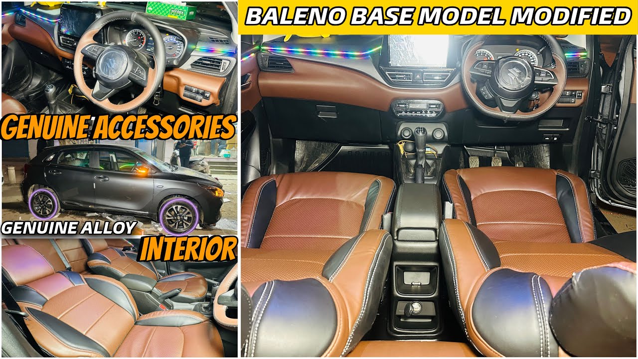Baleno Base to Top Modification With Pricing😍Baleno Base Model ✅Baleno Modified ✅Baleno Modification