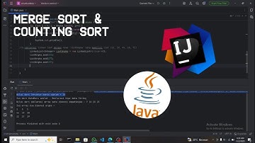 Cara Implementasi Merge Sort dan Counting Sort pada Bahasa Pemograman Java