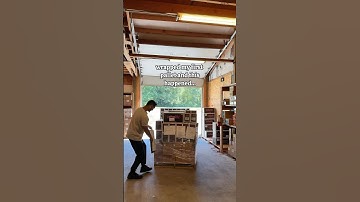 Close call with my first pallet wrap #smallbusiness #pickles