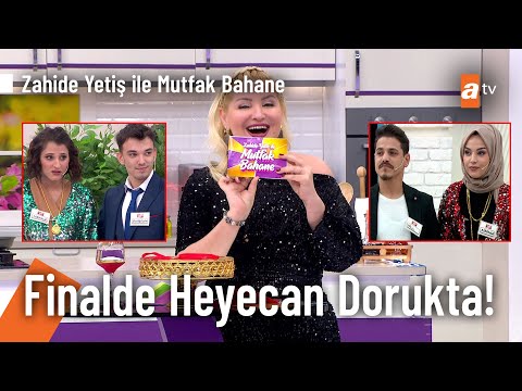 Haftanın finalinde büyük ödülü kazanan hangi çift oldu? @Zahide Yetiş ile Mutfak Bahane 11 Mart 2022