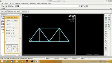 ANSYS Tutorial 1 BASIC (ANSYS MECHANICAL) : 2D TRUSS PROBLEM