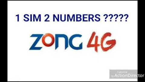 Zong 1 sim 2 numbers||latest update 2018