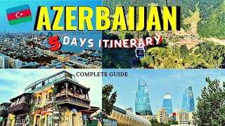 #Azerbaijan Tour Itinerary 5 days | Things to do #Baku tour, Gabala, Sheki - Visa, Hotel, Veg Food