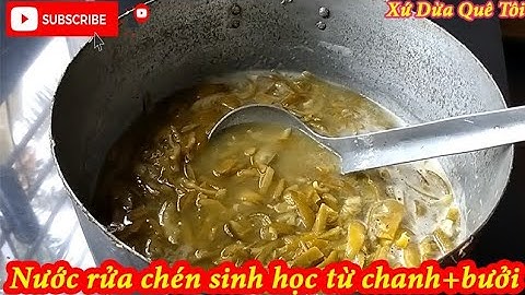 Xứ Dừa Quê Tôi | Làm nước rửa chén sinh học từ chanh và vỏ bưởi - giải pháp tiết kiệm mùa dịch