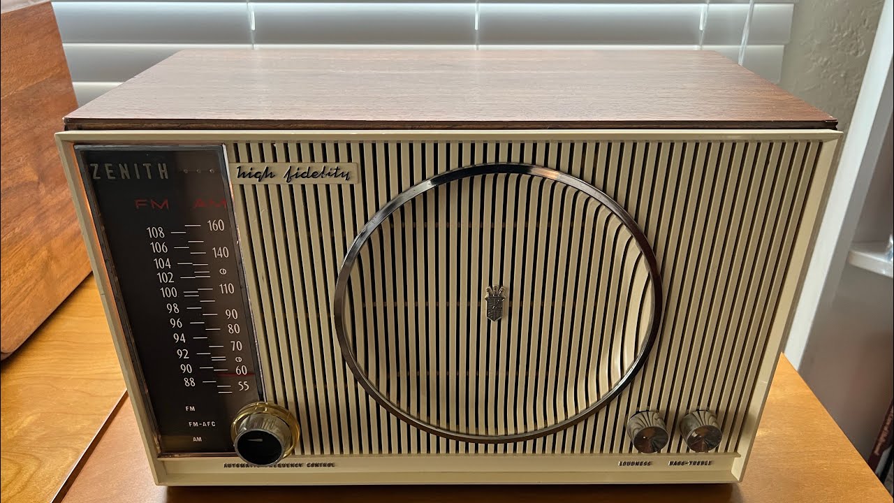 Zenith H845 HiFi Radio Troubleshooting and Servicing - YouTube