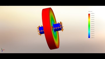 #CENTRIFUGAL-FORCE ACT ON MOVING OBJECT IN A CIRCULAR PATH SOLIDWORKS SIMULATION
