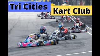 Tri Cities Kart Club hotlap Rotax SR