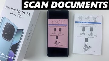 How To Scan Documents On Redmi Note 14 / 14 Pro+