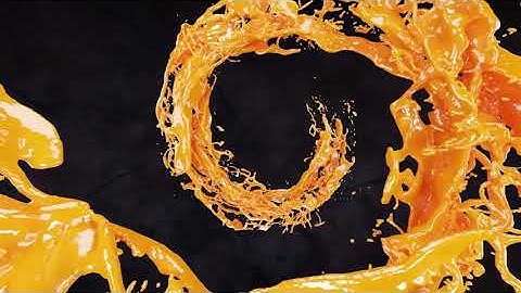 FruitFuel Orange Juice TVC - Liquid Simulation Portfolio