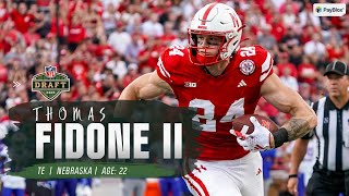 2025 NFL DRAFT HIGHLIGHTS: Thomas Fidone II | TE | Nebraska