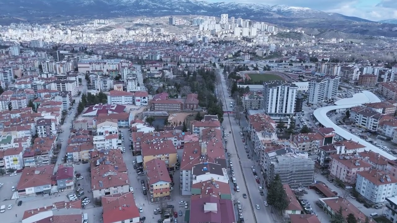 Tokat Şehir Merkezi Drone Çekimi | 4K Havadan Tokat