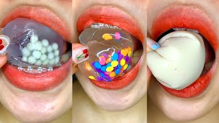 asmr DRINK (SOYMILK CANDY WATER SPRINKLE WATER) eating sounds