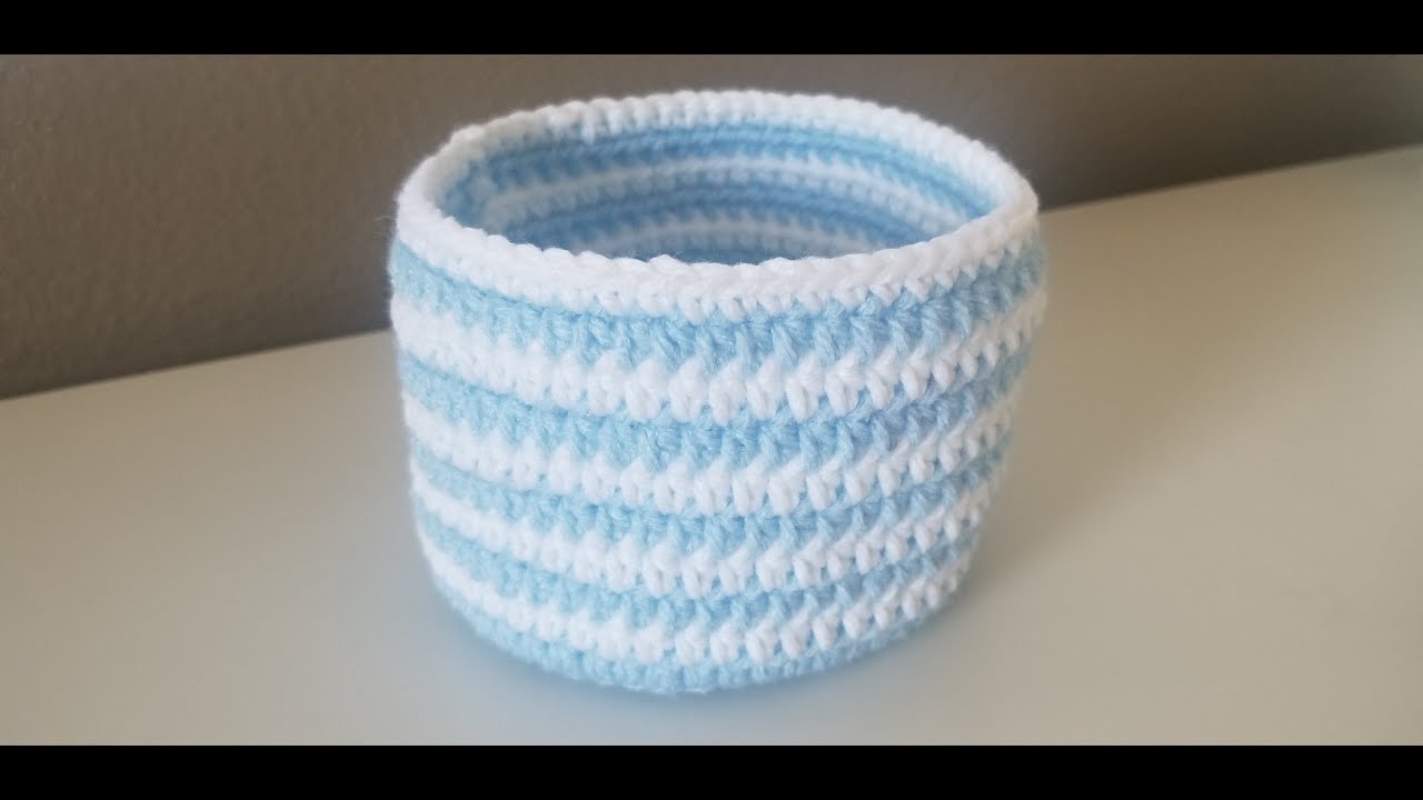 How to crochet a simple basket — Crochet basket pattern, plus video!