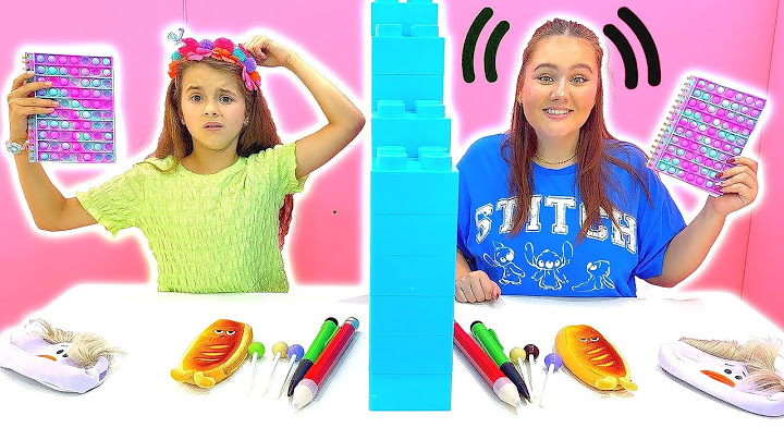 TWIN TELEPATHY CHALLENGE! Ruby vs Bonnie Pick School Supplies