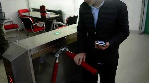 Turnstile gate read Barcode /QR code