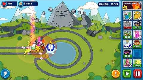 [4K] Bloons Adventure Time TD - Lemongrab : Crying Mountain (Hard)