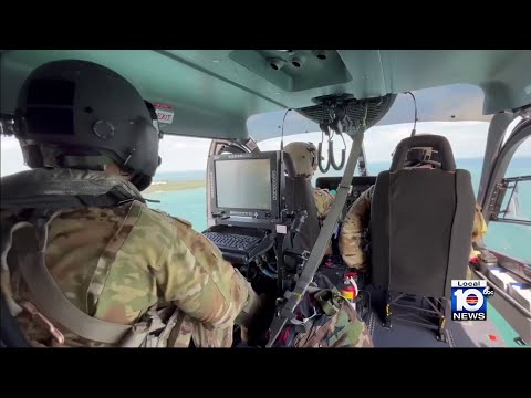 A behind-the-scenes look at how Florida National Guard searches for migrants at sea