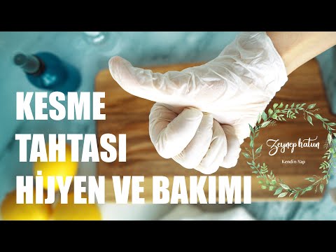 Kesme Tahtası Nasıl Temizlenir? Hijyen Ve Bakımı