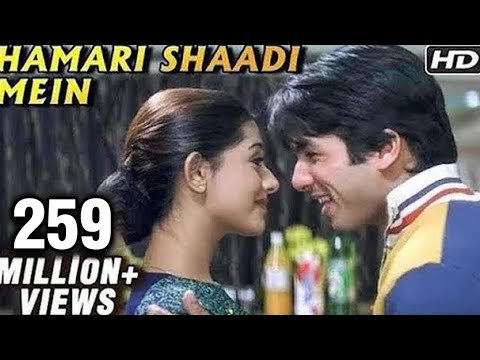 Hamari Shaadi Mein - Shahid Kapoor, Amrita Rao - Vivah - Bollywood Peppy Song