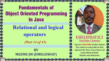Relational and Logical Operators in Java Object Oriented Programming Language