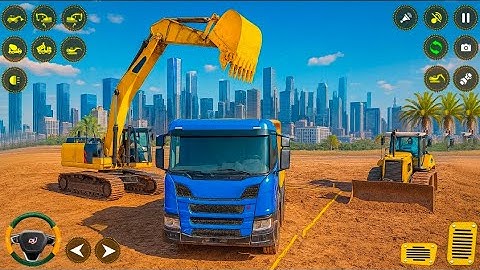 Realistic ko kam mila hai ⚡ city construction simulation 3D JCB Excavator Android gameplay video 