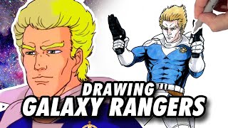 ⭐️ GALAXY RANGERS - SHANE GOSSEMAN ! ️ Speed Drawing ️