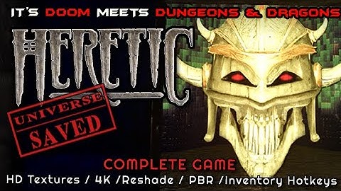 HERETIC (+ Mods) - When the Doomguy literally goes "medieval on them" // STREAMLINED Full LP