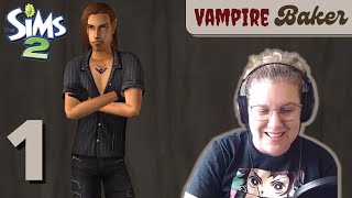 Biscotto The Vampire Baker Part 1 - Create-A-Sim (The Sims 2)