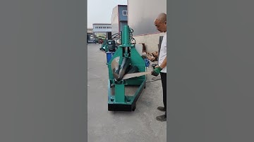 Operation video of the hydraulic three-cone rolling machine#test machine video#