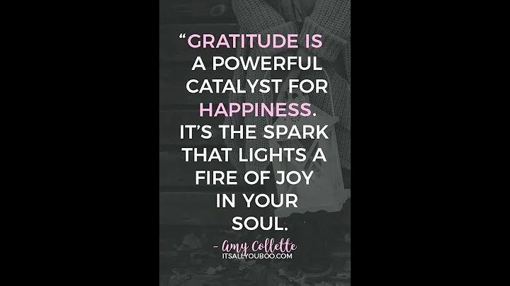 Gratitude Is Powerful