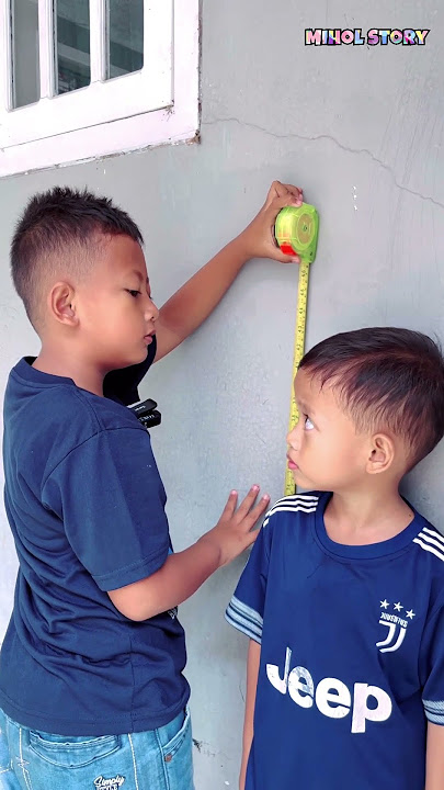 TIAN TIPTOPS WHEN HIS HEIGHT IS MEASURED, AFRAID OF BEING TOLD TO EXERCISE AGAIN😬😅🤪 #viral #funny...