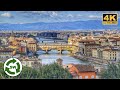 Florence, Italy 2022 Things to do Day Tour Walk Around the City (4K UHD)